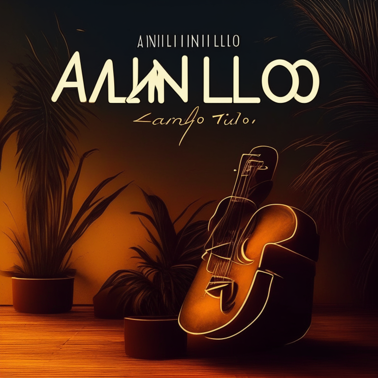 Portada de álbum musical en estilo chillout que mezcla tango, reggaeton y electrónica. Sin guitarras, palabras ni texto.