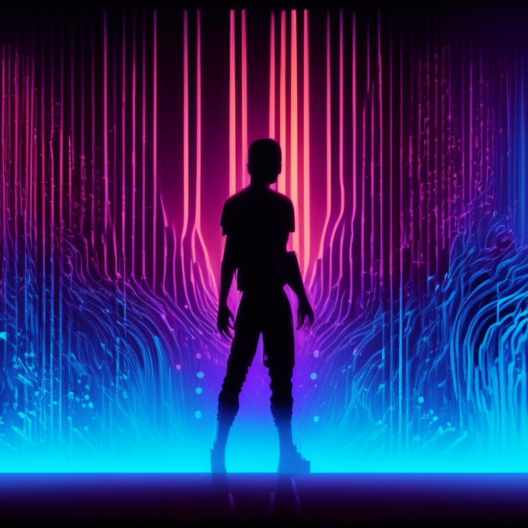 please animate the background so the texture looks like a music beat visualizer