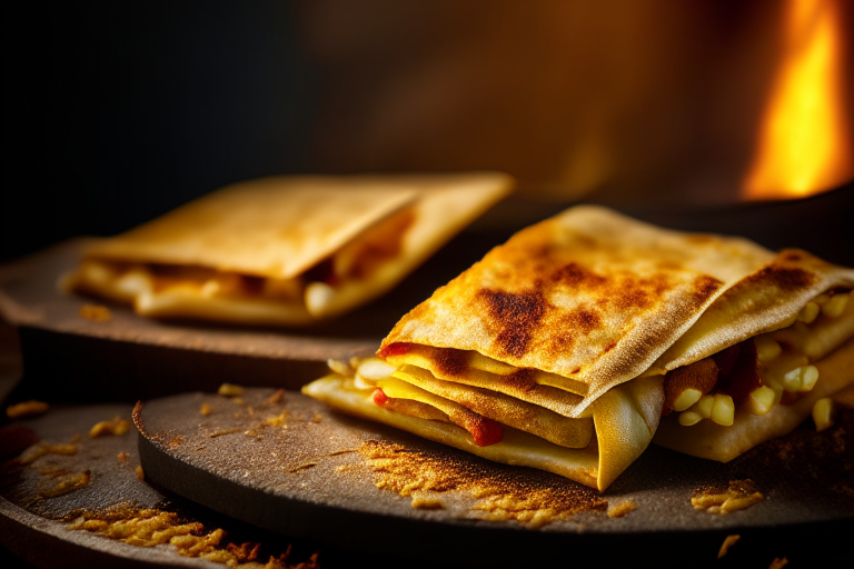 Air Fryer BBQ Pork Quesadillas with Oven-Baked Mexican Street Corn, focused on the corn with a shallow depth of field and bright, directional studio lighting from the left, ensuring every kernel is in razor-sharp focus