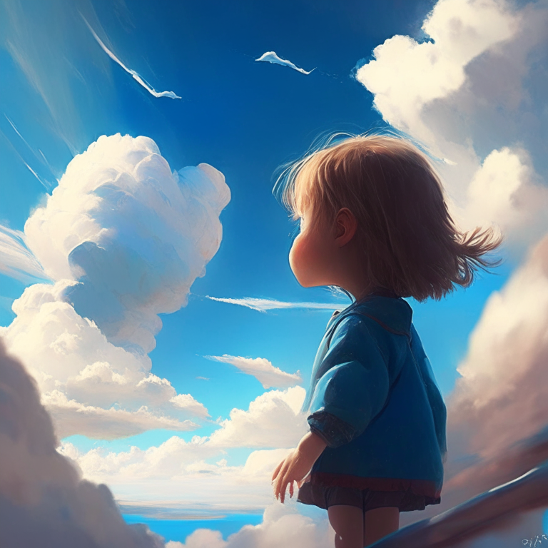 Sky best scene a cute child saw that