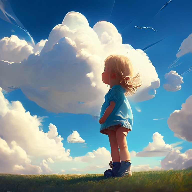 Sky best scene a cute child saw that