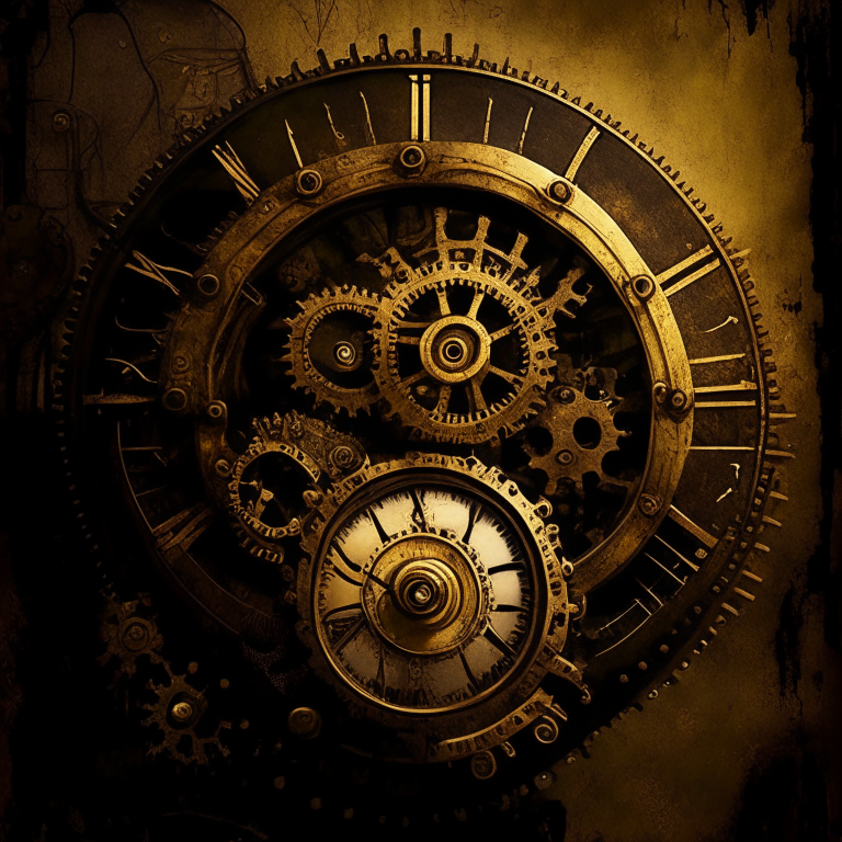 a steampunk song about loneliness and not wanting happiness, gears and brass style