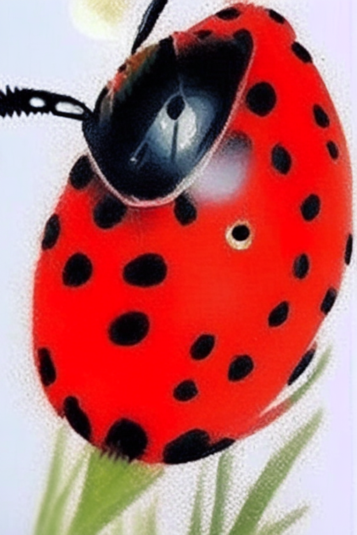 Paint me beautiful ladybird 🐞,  