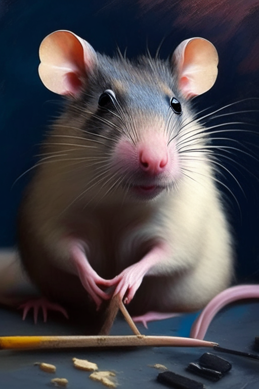 Paint me beautiful rat 🐁