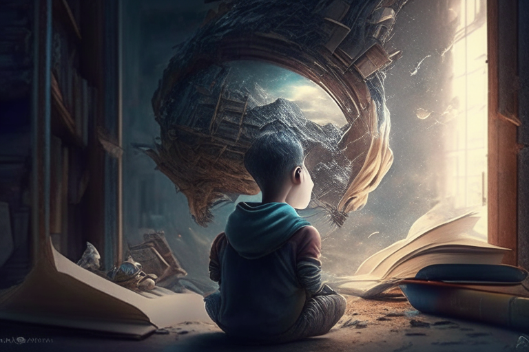 Imagination is more important than knowledge ultra realistic cinematic