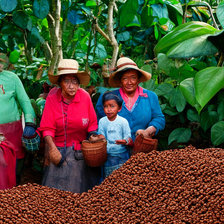 people in coffee farm