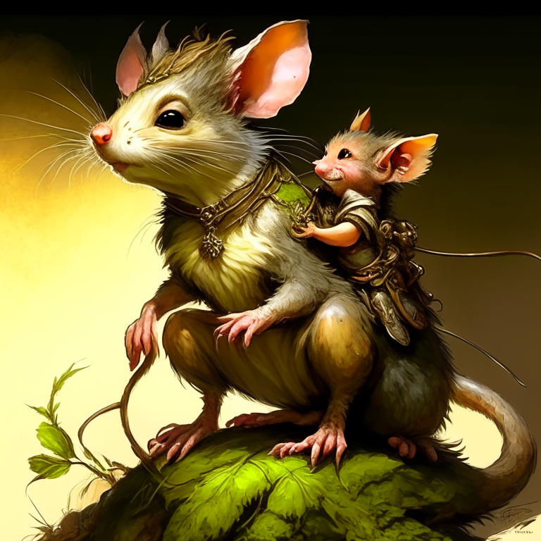 ((Illustration in the style of)), Jean Baptiste Monge.

mouse and  mouse