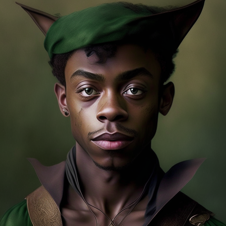 Peter Pan  as black men version