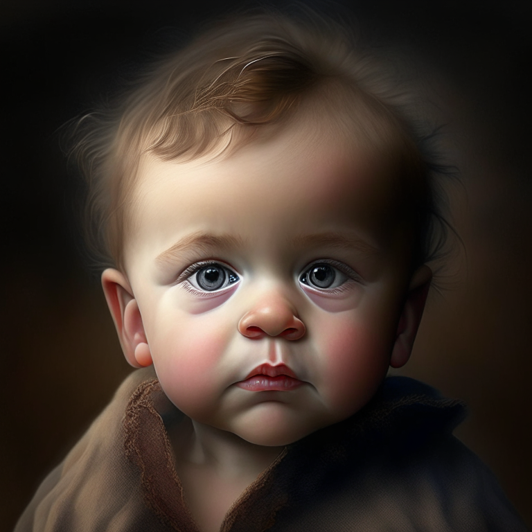 A portrait ofba baby hyppo