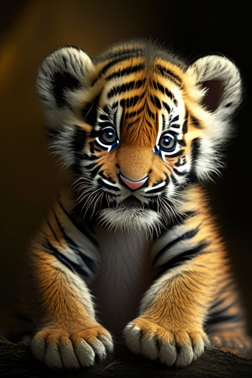 A baby tiger