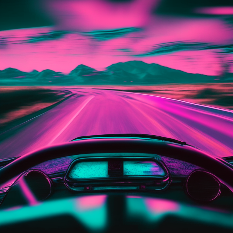 Prompt 1: “40s car driving down a digital landscape, retrowave, synthwave, 8k”, Negative prompt 1: “blurry, ugly, deformed, out of focus, low resolution”
Prompt 2: “40s car driving down a digital landscape, retrowave, synthwave, 8k”, Negative prompt 2: “blurry, ugly, deformed, out of focus, low resolution”
Prompt 3: “chevrolet suburban driving down to a detailed digital city, retrowave, synthwave, 8k”, Negative prompt 3: “blurry, ugly, deformed, out of focus, low resolution, mountains”
Prompt 4: “chevrolet suburban driving down to a detailed digital city, retrowave, synthwave, 8k”, Negative prompt 4: “blurry, ugly, deformed, out of focus, low resolution, mountains”
Prompt 5: “40s car driving down to a detailed digital forest, retrowave, synthwave, 8k”, Negative prompt 5: “blurry, ugly, deformed, out of focus, low resolution, mountains, city”
Prompt 6: “40s car driving down to a detailed digital forest, retrowave, synthwave, 8k”, Negative prompt 6: “blurry, ugly, deformed, out of focus, low resolution, mountains, city”
Prompt 7: “40s car driving down to a detailed digital forest, retrowave, synthwave, 8k”, Negative prompt 7: “blurry, ugly, deformed, out of focus, low resolution, mountains, city”