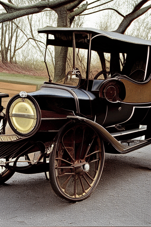 A sharpe photo of a 1908 Ford Model T