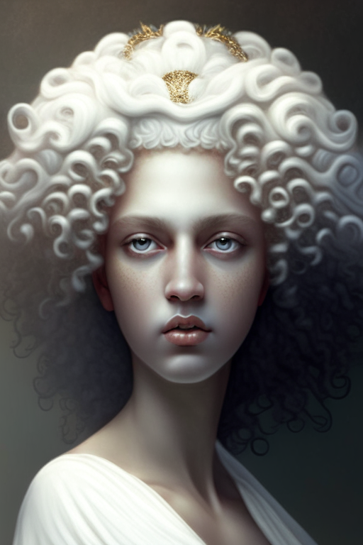 White godess Afrodite