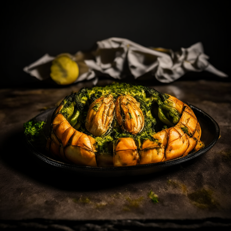 Stuffed Baked Shrimp with Crab and Spinach (Air Fryer and Oven), filling frame, bright studio lighting, razor sharp focus on shrimp, spinach and crab stuffing, ultra HD