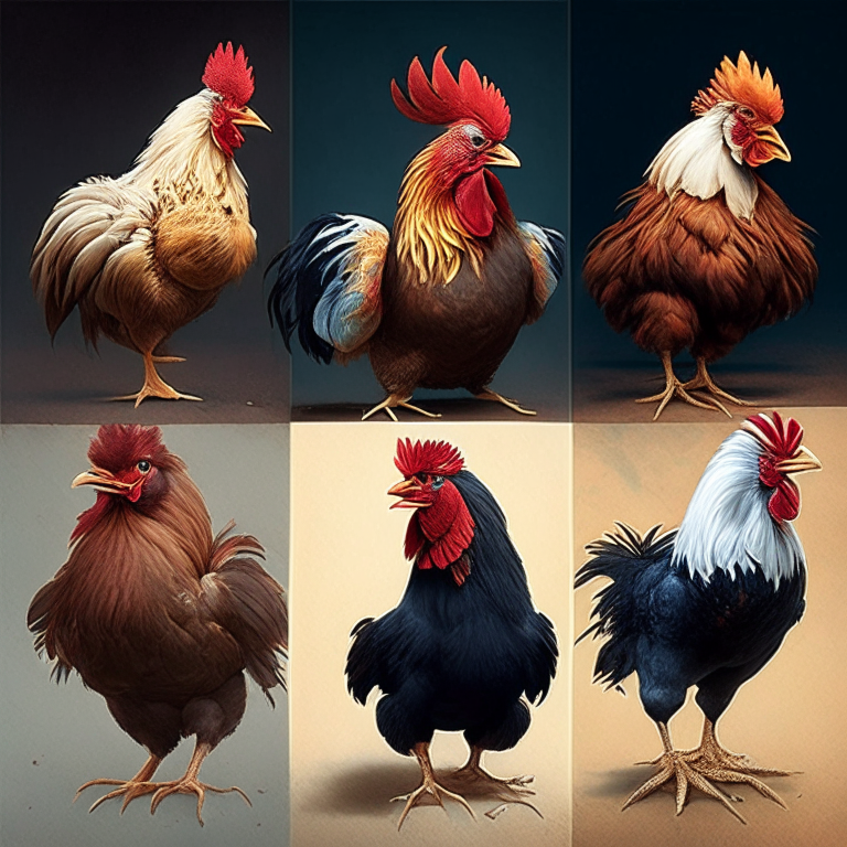 Hen evolution. Hen evolution