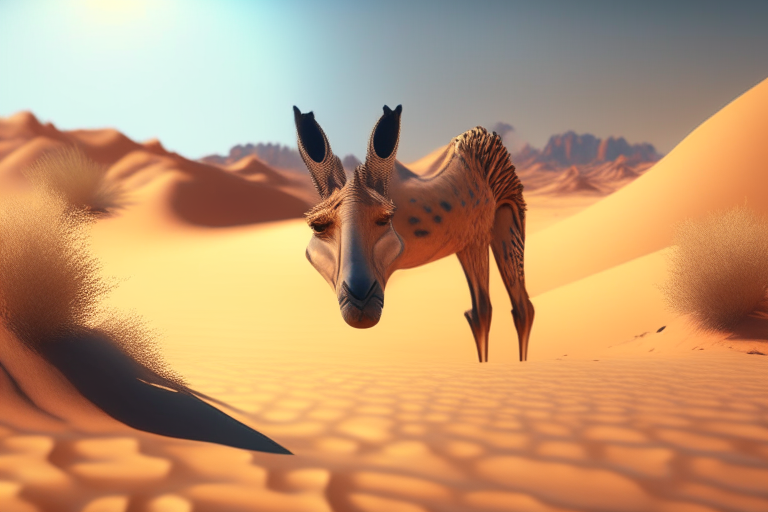 Desert animal   realist 8k cinematic