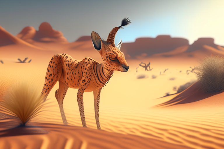 Desert animal   realist 8k cinematic