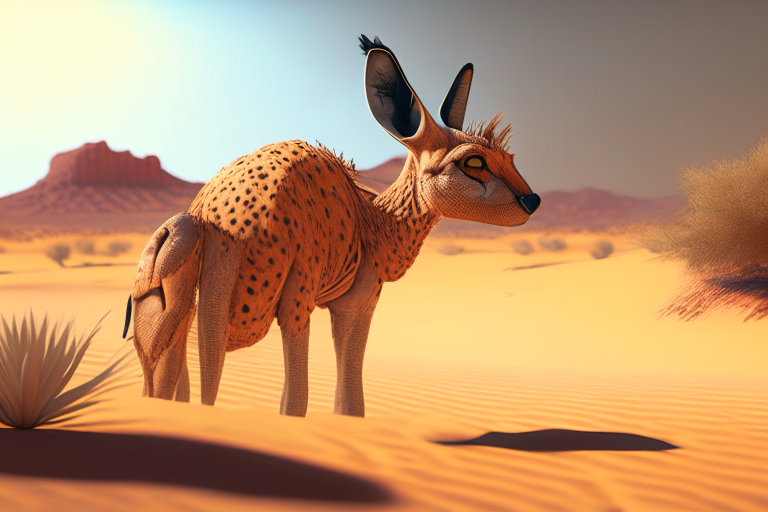 Desert animal   realist 8k cinematic