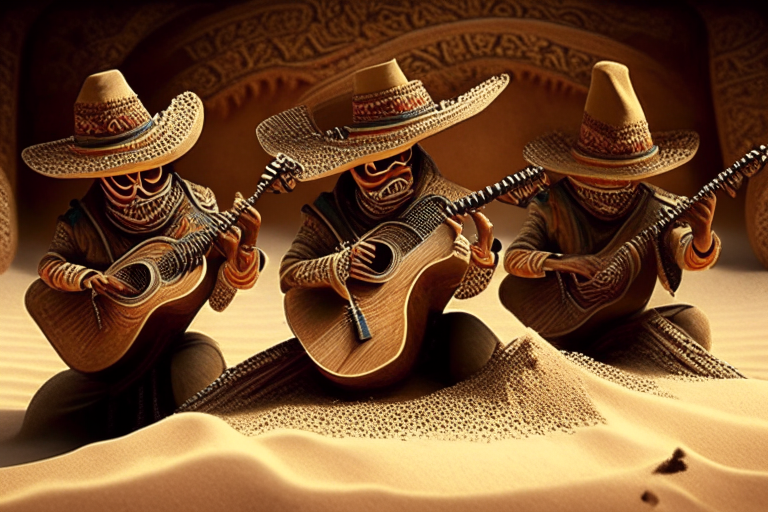 mariachi play sand song