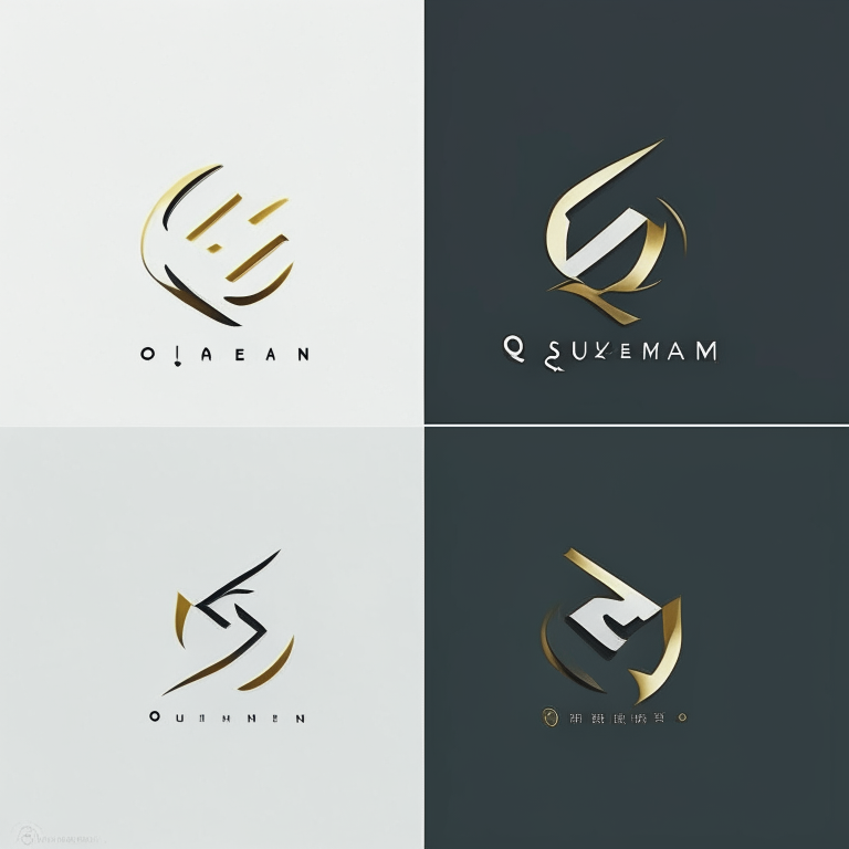 award winning, imaginative but simple logo design for an education technology company named 浅铭 or QM