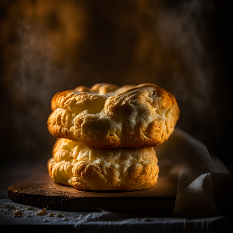 Fresh baked gluten-free buttermilk biscuits filling the frame, lit by softbox studio lighting, every nook and cranny in hyperfocused razor sharpness