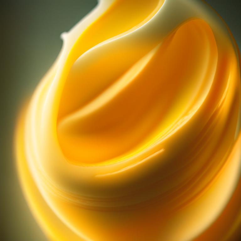 Mango sorbet lit by window light, macro photo showcasing swirls of mango in perfect clarity, 8k