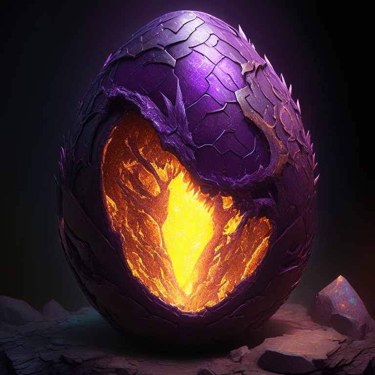 armored nether portal , dragon egg, 8k, 