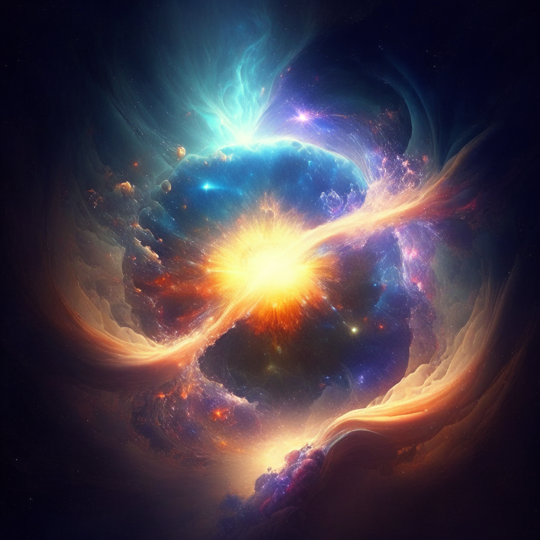 positive energy flowing in the universe