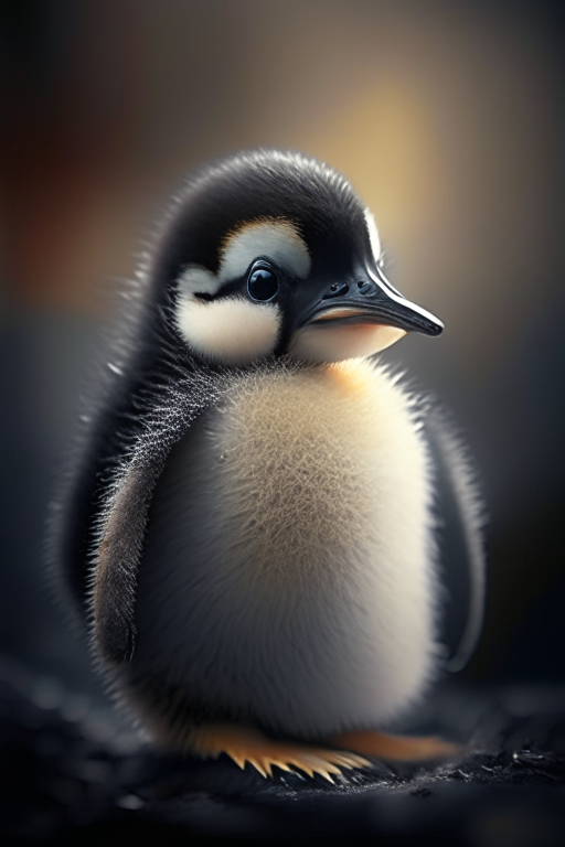 A baby penguin