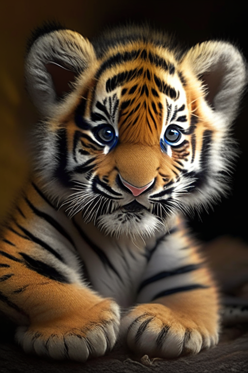A baby tiger