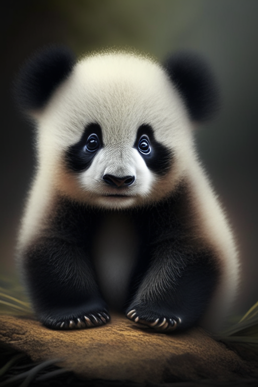 A baby panda