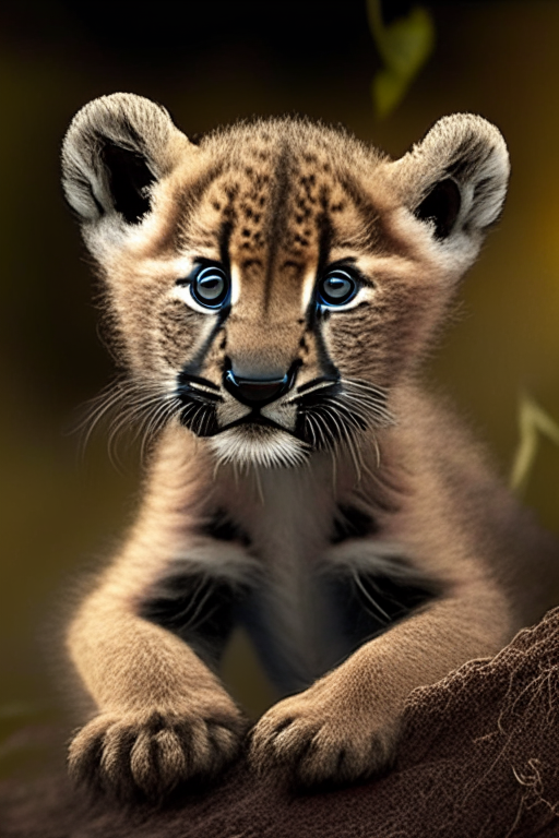 A baby puma