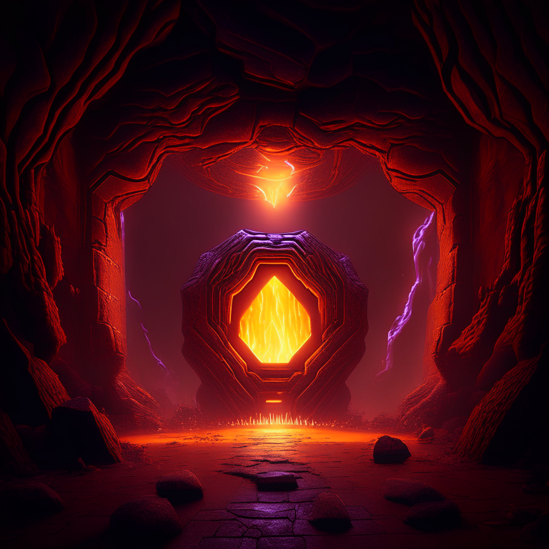 nether portal mancave, 8k