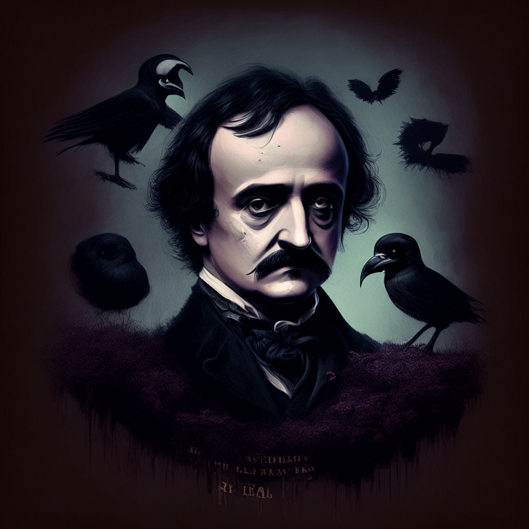 Edgar Allan Poe but he lives in 2020