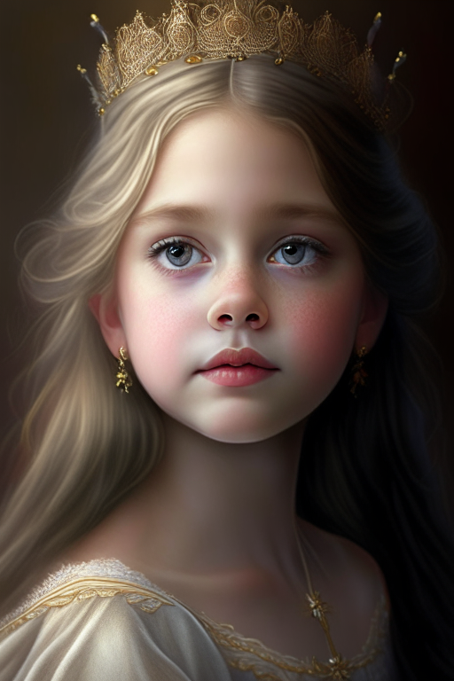 A beautiful young princess