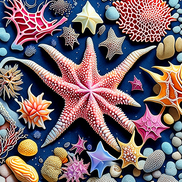 ((🧜🏼‍♀️🧜🏼‍♀️🧜🏼‍♀️)), ((🐠 🐠))) delicate detail, best quality, highly detailed hyper realistic painting, star fish, Lepto coral, Paraclavarina triangularis, Leptoseris papyracea, pebbles. award winning photography, photorealism, Kodak Ultramax 800, 4k