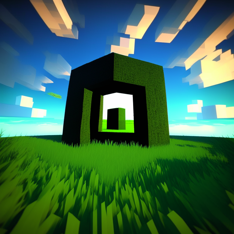 roblox nether portal, grass, sky, nether portals