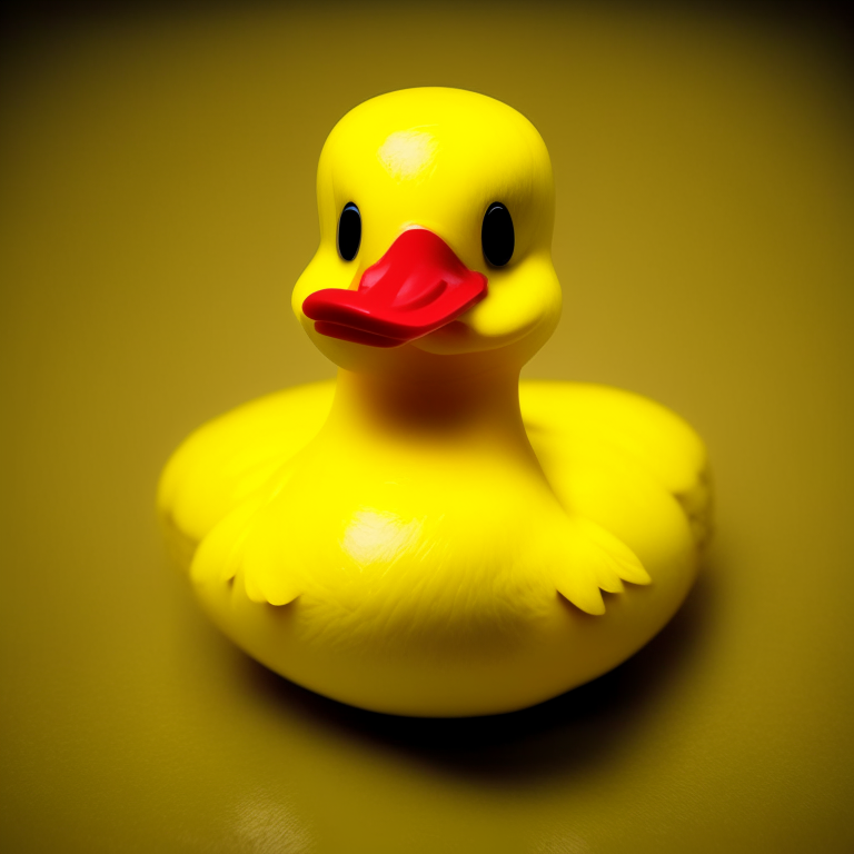 a yellow toy duck