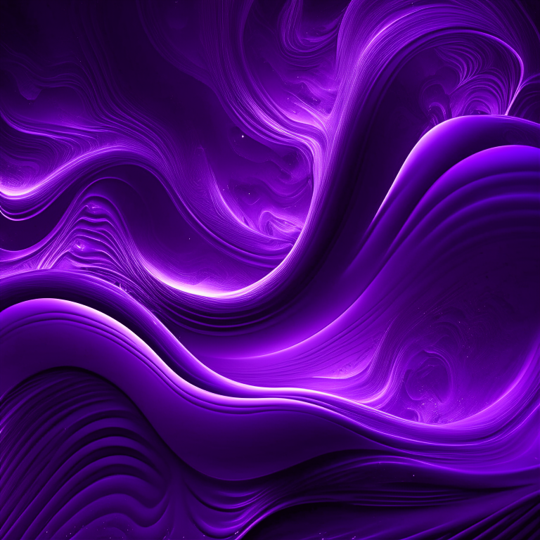 shiny space purple waves