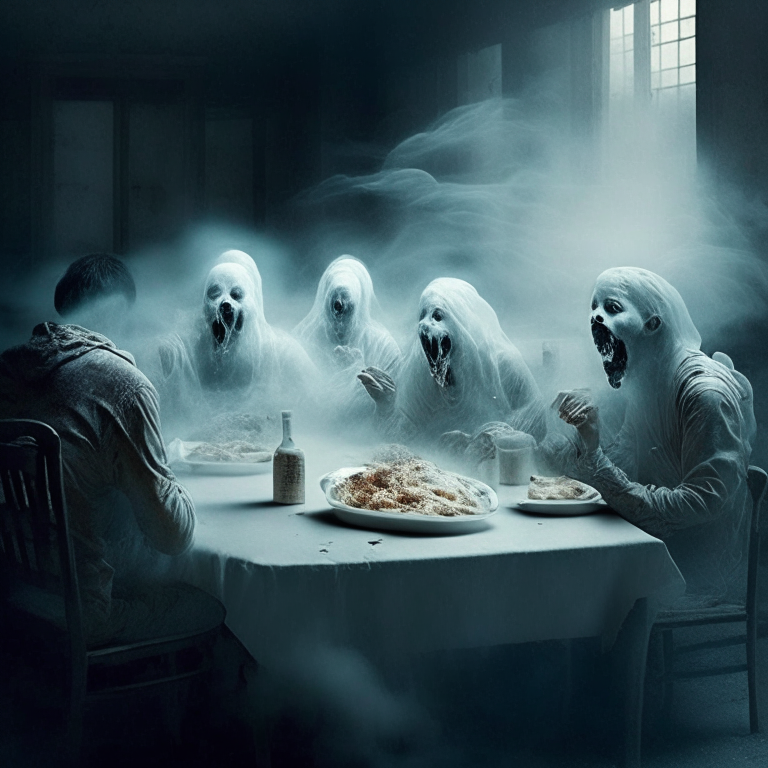  ghosts eating people in 2035