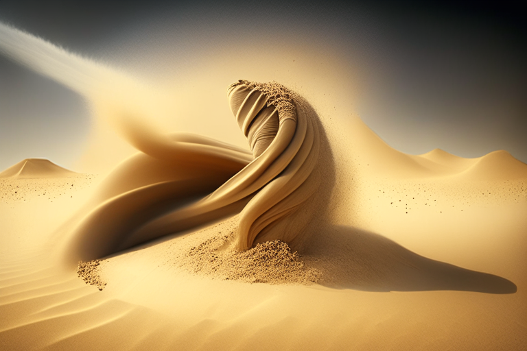   Sand tornado
