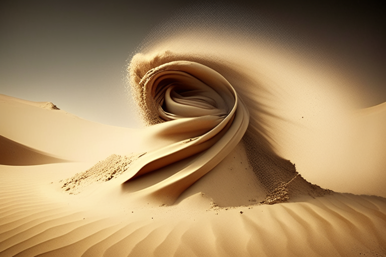   Sand tornado
