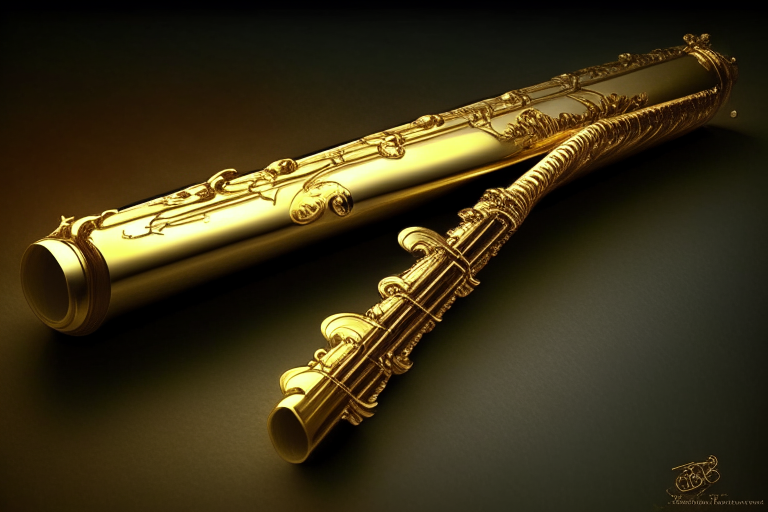 Gold flute