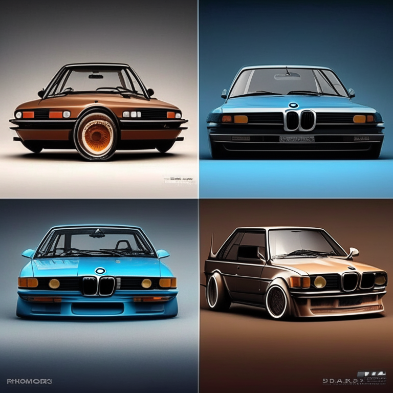 BMW car evolution