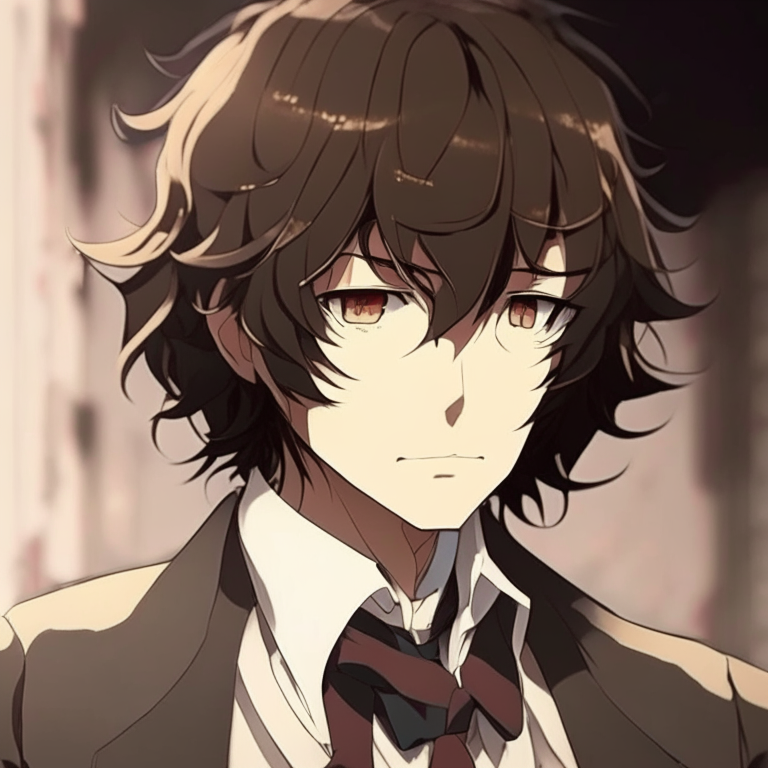 Dazai Osamu in anime version