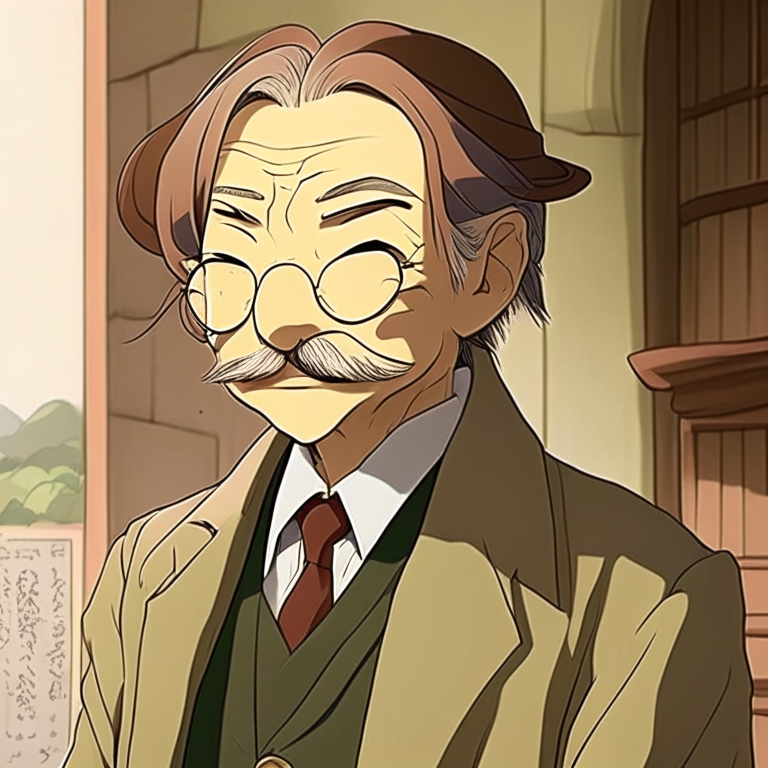 Natsume Soseki in anime version