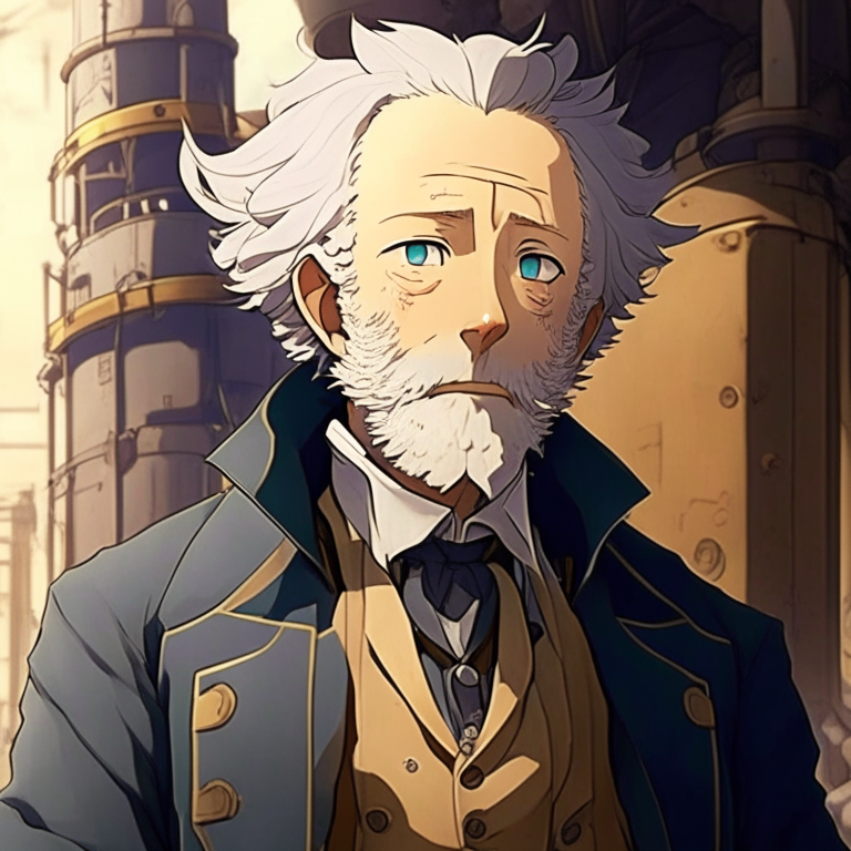 Jule Verne in anime version