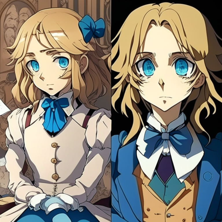 Lewis Carroll in anime version