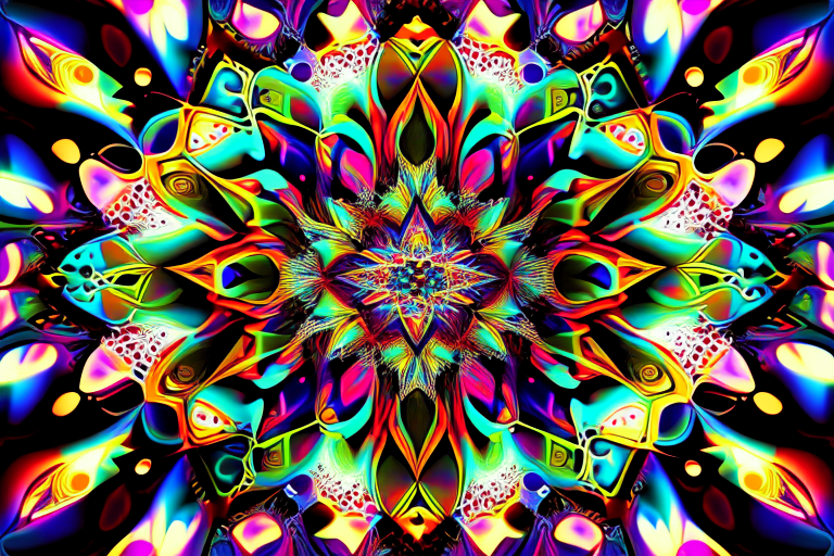 Psychedelic kaleidoscope 