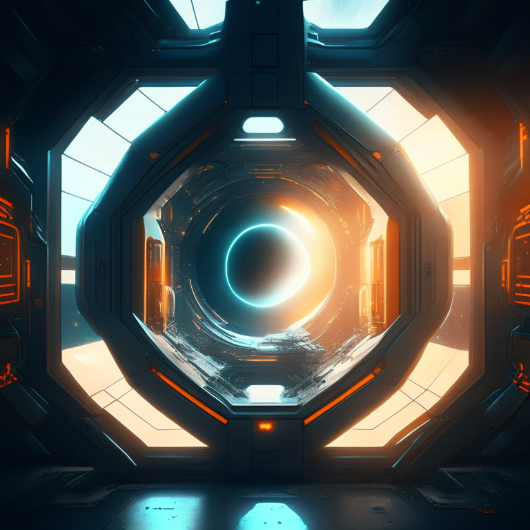 new portals, space station 8k